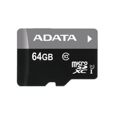 A-Data 64GB microSDXC Class 10 Premier UHS-I + adapter